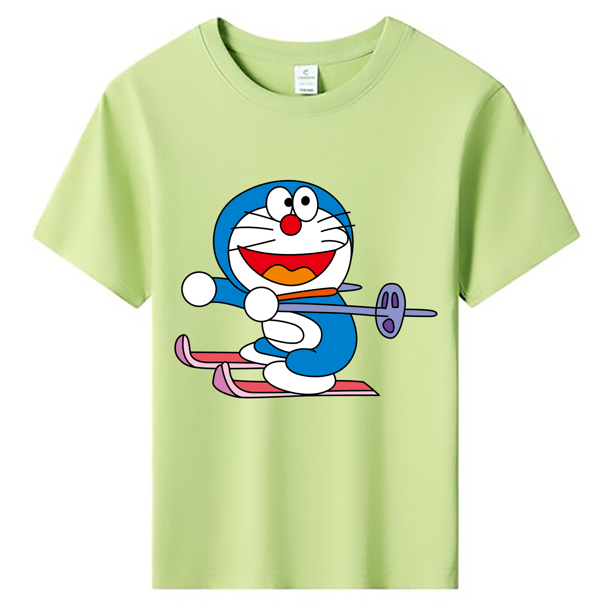 （画像用） ドラえもん Doraemon 綿100％キッズTシャツ（フロントプリント）